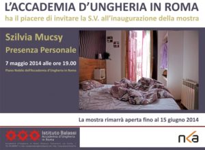 Mucsy Szilvia: Személyes jelenlét