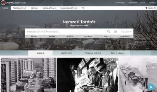 Új funkcióval bővült az MTVA Archívum Fotótára